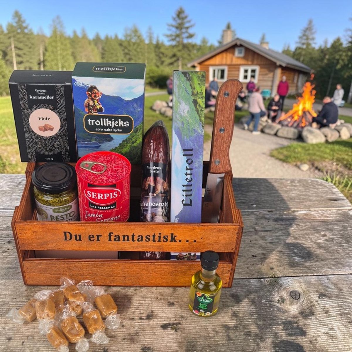 Sommerhilsen i Trekasse – Liten Gourmet