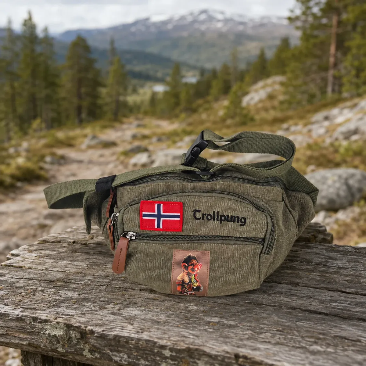 Trollpung belteveske med tekst (Limited edition 100stk)