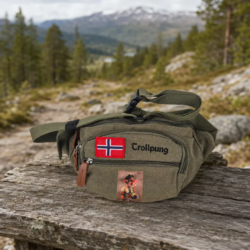 Trollpung belteveske med tekst (Limited edition 100stk)