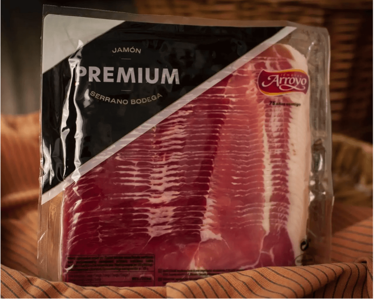 Premium Serranoskinke oppskåret 500g(Dato 14.06.26)