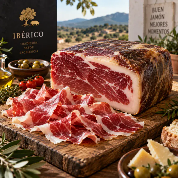 Hovedbilde Ibericoskinke Cebo blokk ca 2.9-3 kg (27.09.26)