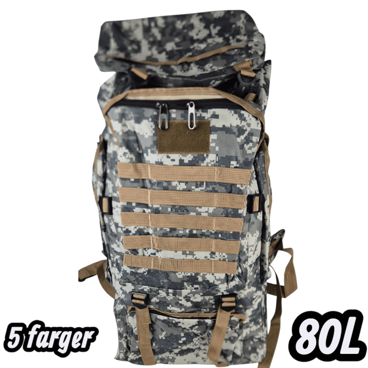 Militærsekk 80L