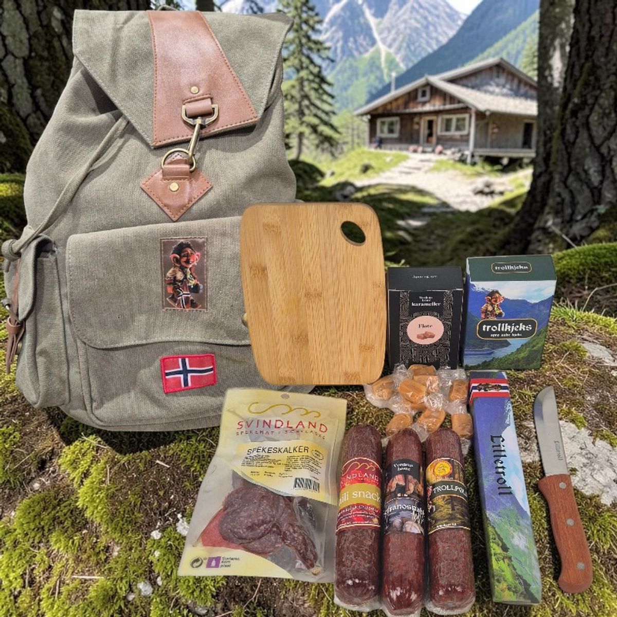 👹 Trollsekken «Stortroll» – Den ultimate spekemat-festen i det fri! 🌲🎒