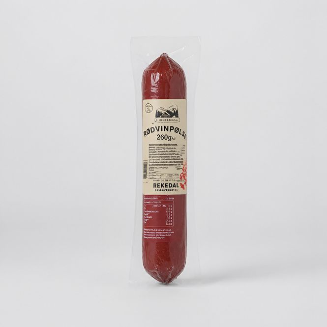 Hovedbilde Rødvinspølse 260g
