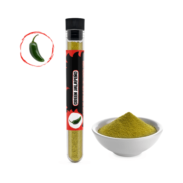 Hovedbilde Grønn jalapeño chilli pulver10g