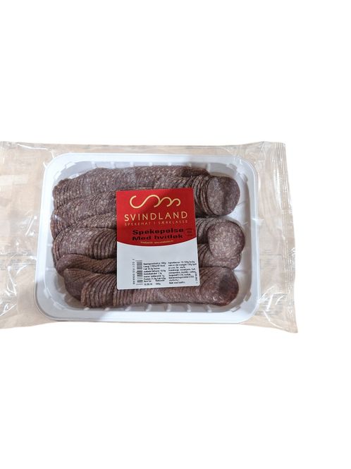 Hovedbilde Hvitløkspølse 500g oppskåret