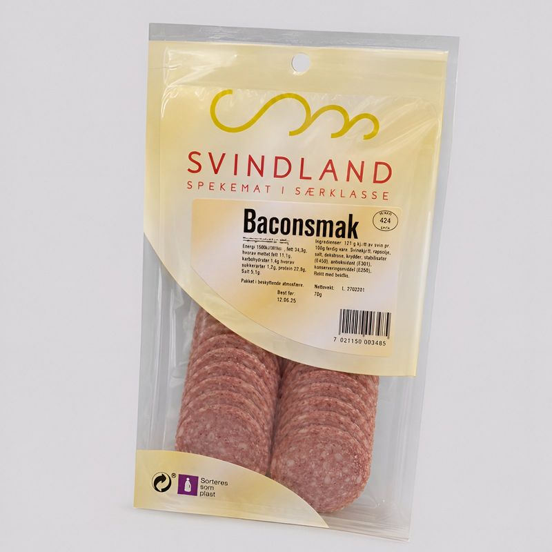 Baconpølse 70g oppskåret