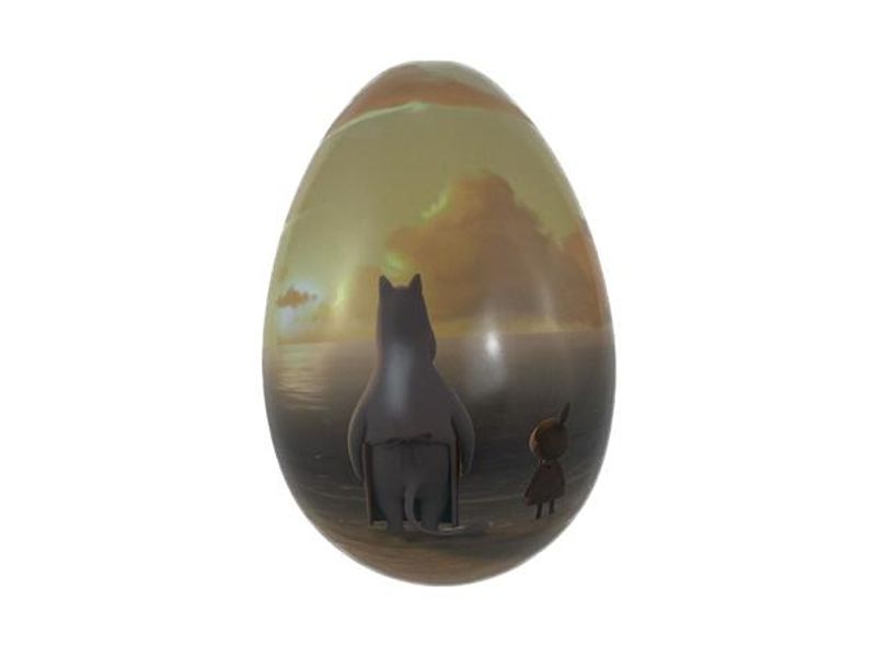 Mummitrollet Påskeegg 15 cm (Uten innhold)