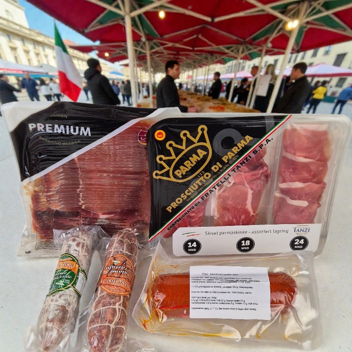 Ultimat Italiensk Spekematpakke – Marchisio Salami, Nduja & Parmaskinke