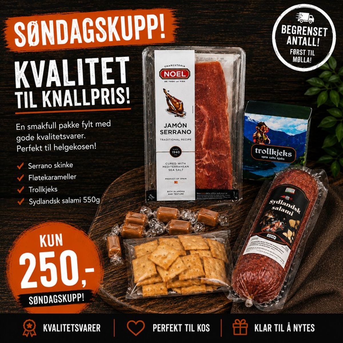 🇳🇴 HEIA NORGE Søndagskupp Helgekos med Spekemat