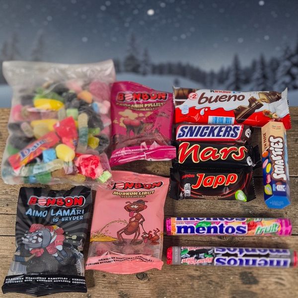 Hovedbilde Stor Godteripakke med Smågodt & Sjokolade – ...