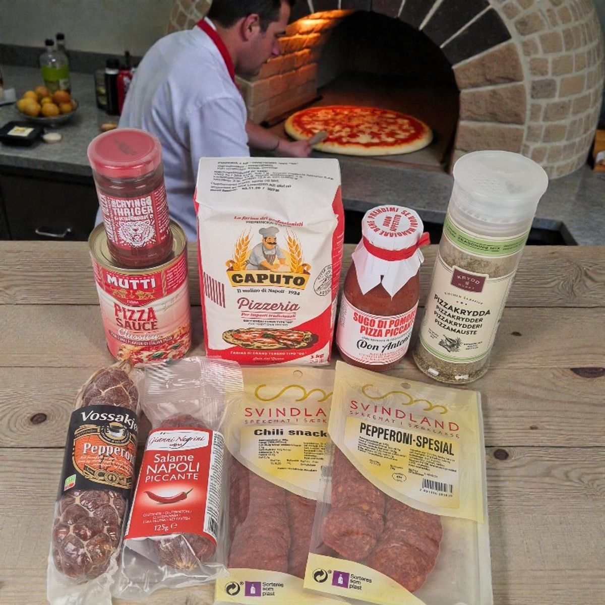 Pizzapakke Kokkens favoritt
